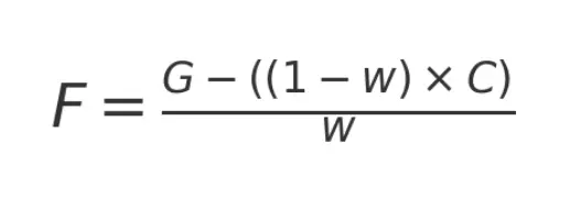 Final Grade Calculator 1 Final Grade Calculator Formula